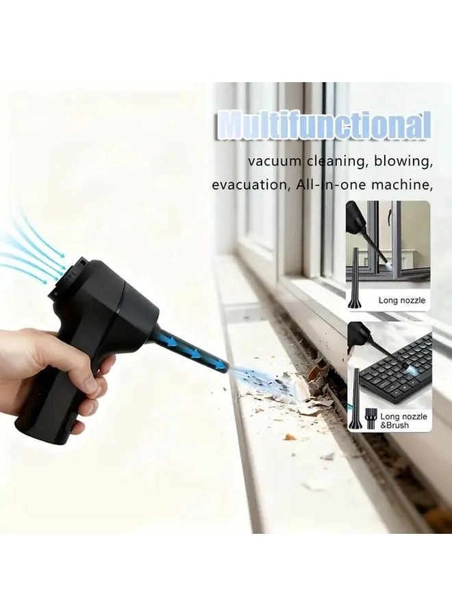 4-in-1 Wireless Handheld Vacuum Cleaner - 2000mAh