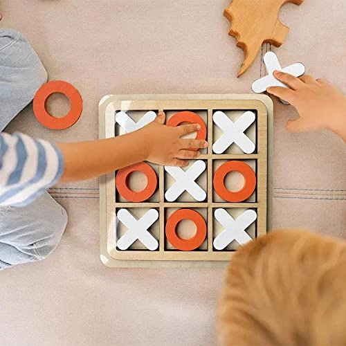 Tic Tac Toe - Wooden 3 Pcs