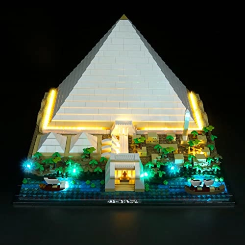 Led Light Kit for LEGO Great Pyramid of Giza 21058 - Acrylonitrile Butadiene Styrene (ABS) 1