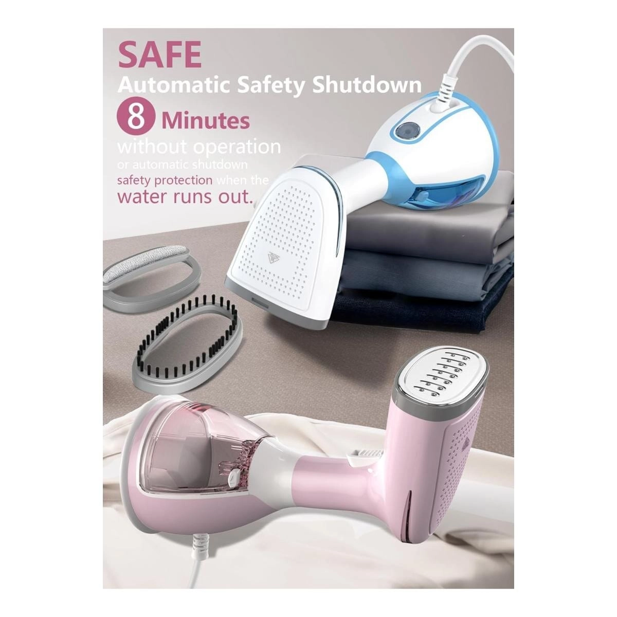 Garment Steamer - 1500W Portable Handheld Overheat Protection