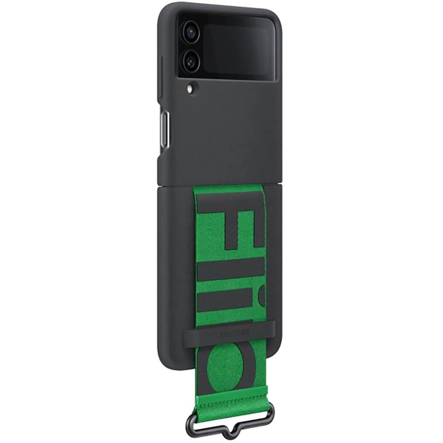 Cover with Strap Back Case for Samsung Flip 4