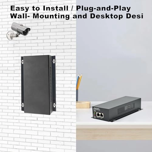 M931-90W - 50VDC 90W 1 PoE port IEEE 802.3af/802.3at/802.3bt 10/100/1000Mbps