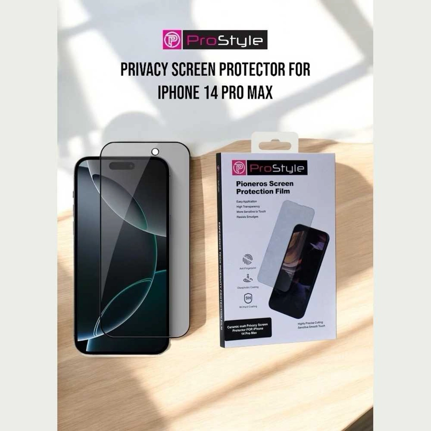 Privacy Screen Protector for iPhone 14 Pro Max