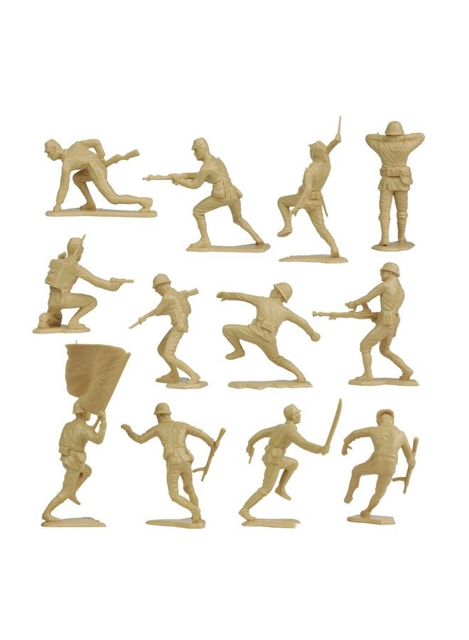 Classic Marx Japanese Plastic Army Men - WW2 Soldier Figures 32 pcs