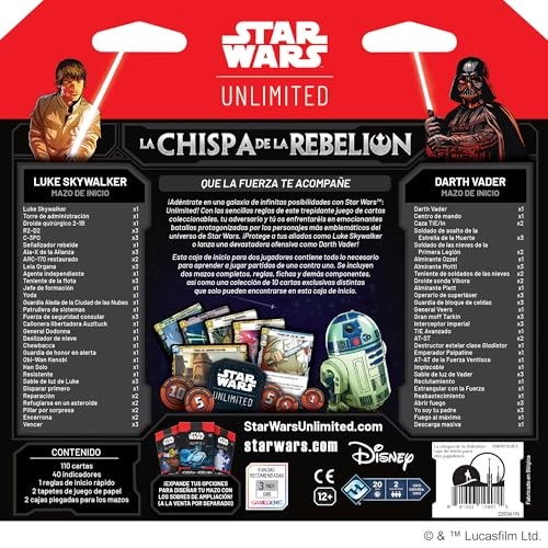 Star Wars Unlimited: The Spark of the Rebellion Startbox