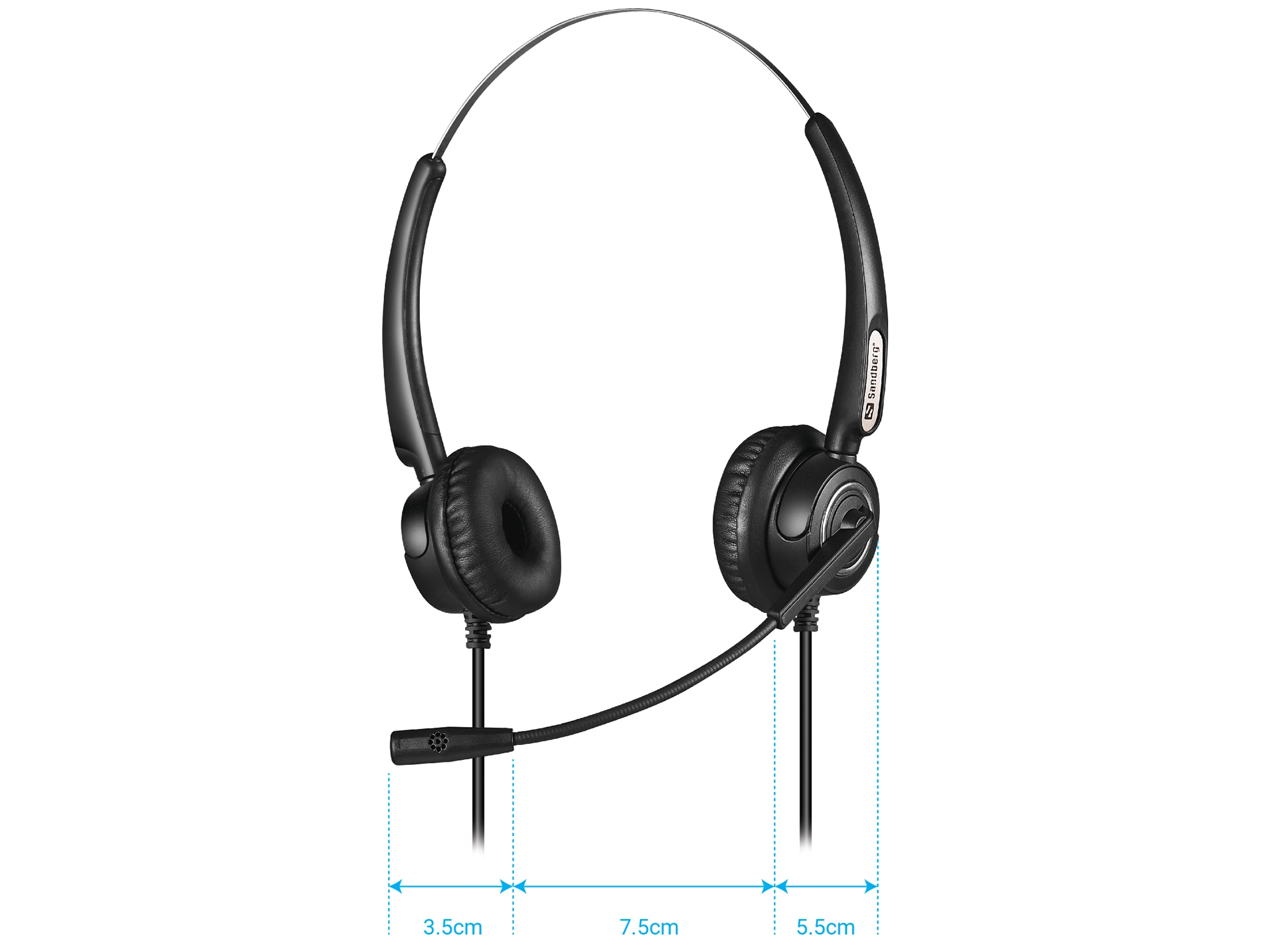 USB Office Headset Pro Stereo Wired Headset