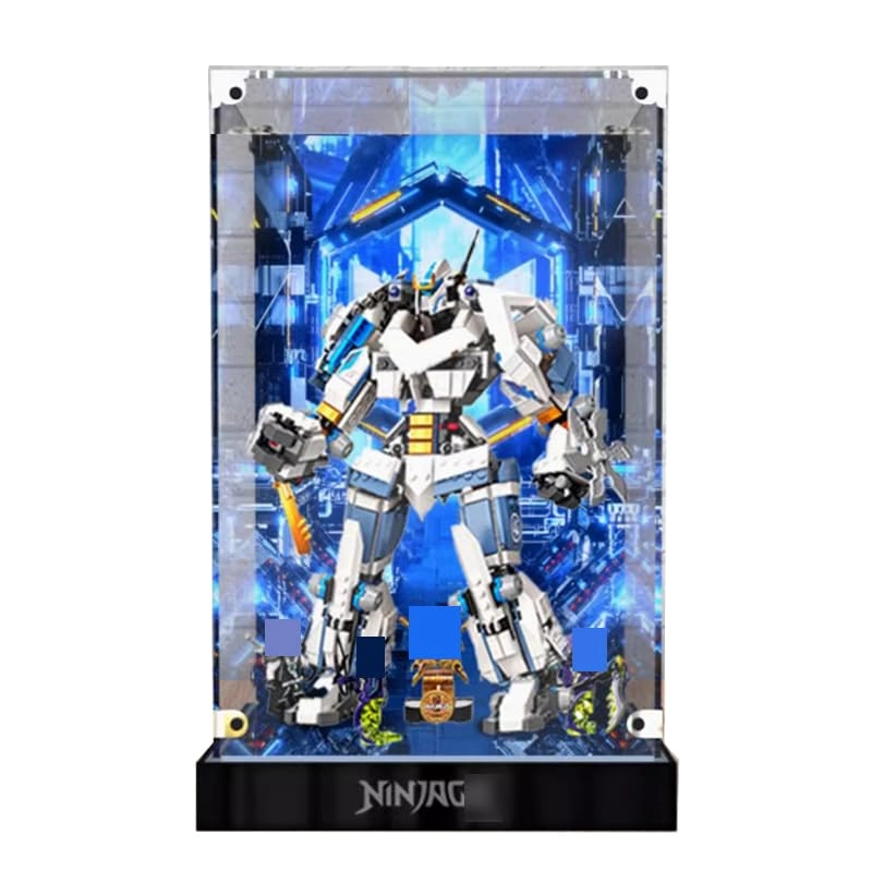 HCAEIOFJ Acrylic Display Case for LEGO NINJAGO 71738 - 3mm thickness