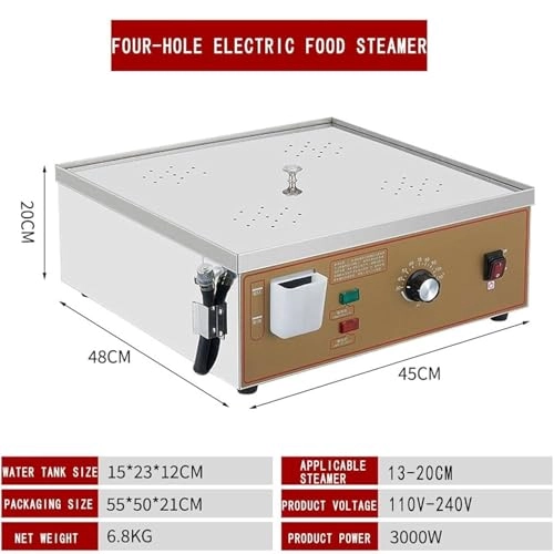 Electric steamer - 2/4/6 Hole 2000W/3000W/4000W 110/220V