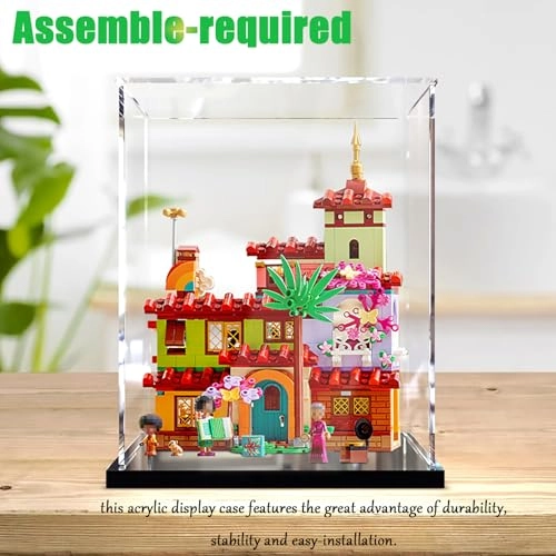 Acrylic Display case - 25x15x30cm 3mm Black Base