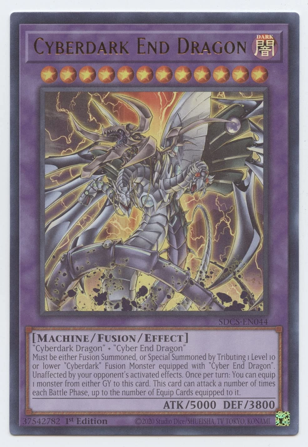 Yu-Gi-Oh! Cyberdark End Dragon - SDCS-EN044