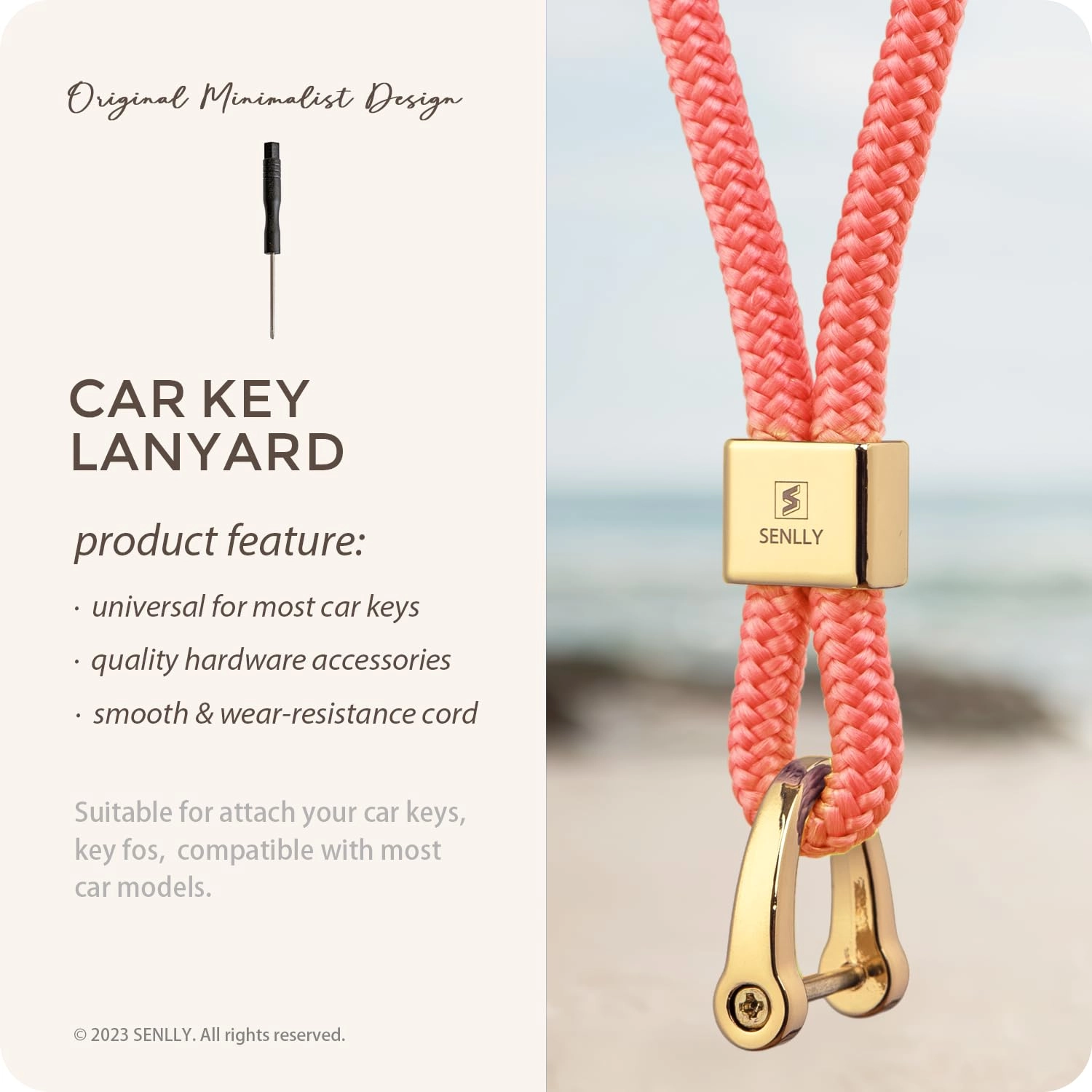Car Keychain - Stretchy Elastic