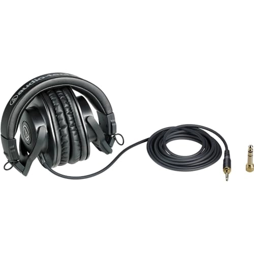 ATH-M30X Wired Headphone + Headphones Stand + Cleaning Cloth