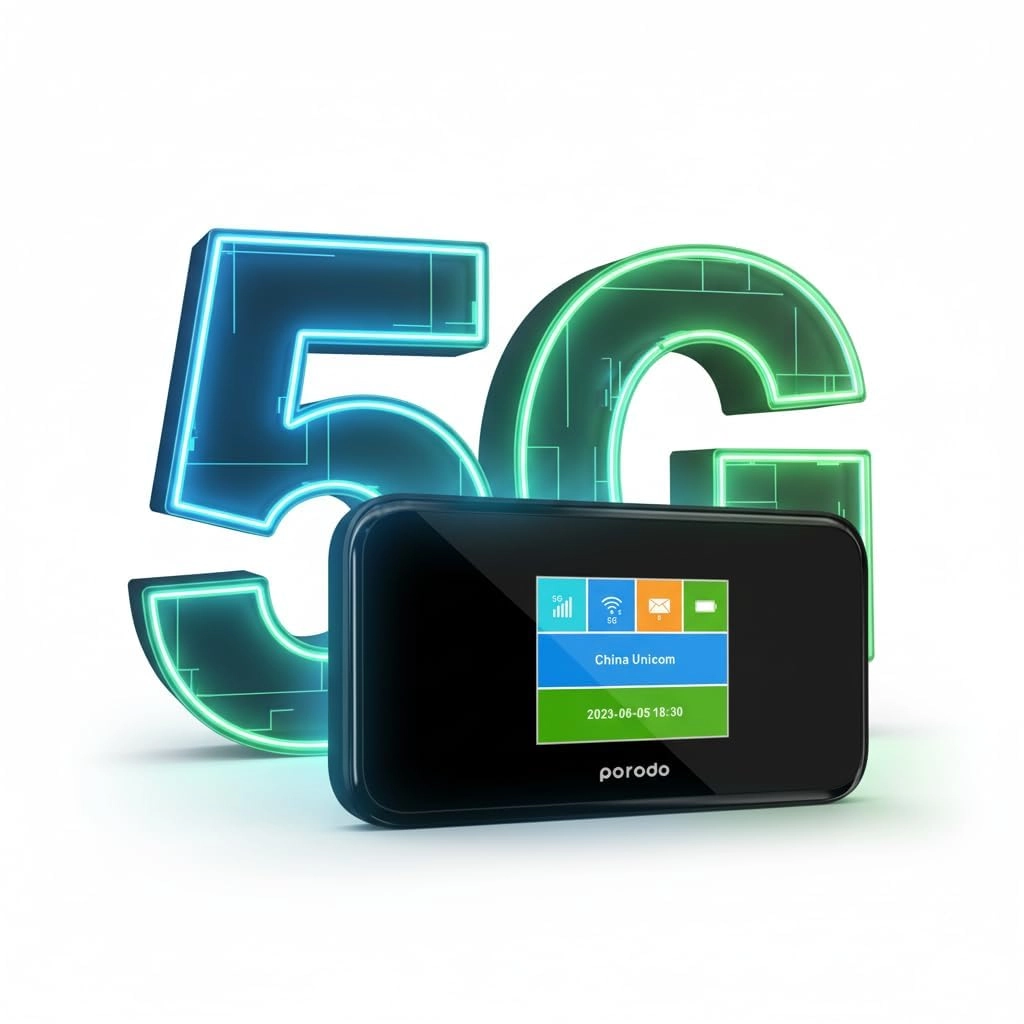 Porodo Portable MiFi PD-5GMIFI-BK