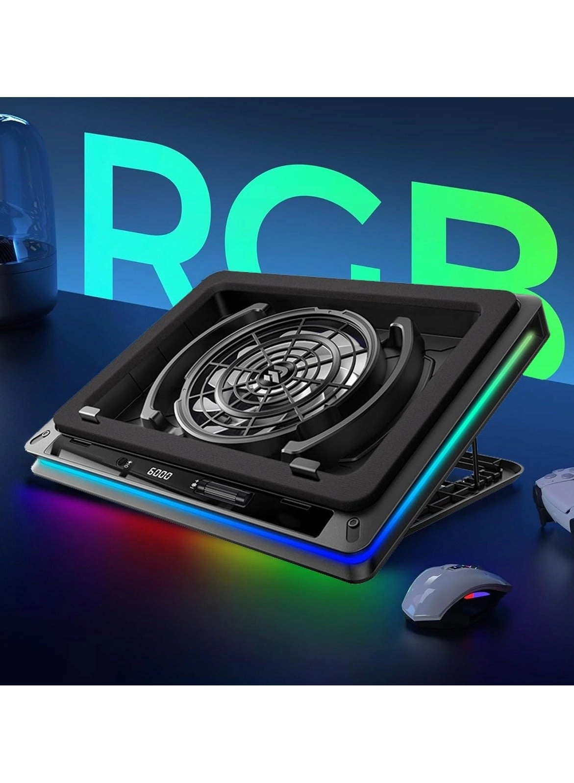 Gaming Laptop Cooling Pad - 15.6-19.3inch