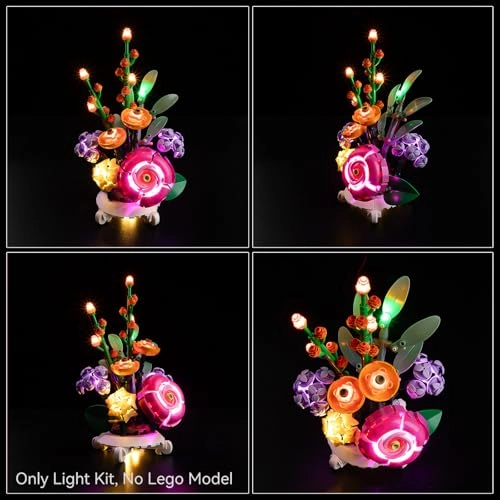 Led Light Kit - for Lego 40762 Mixed Flowerpot Light Set Only