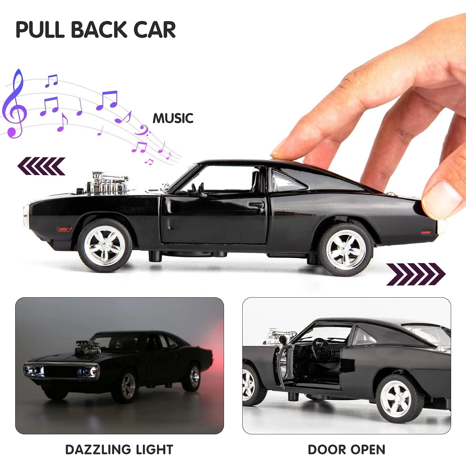 Metal Pullback Car - 1 pcs
