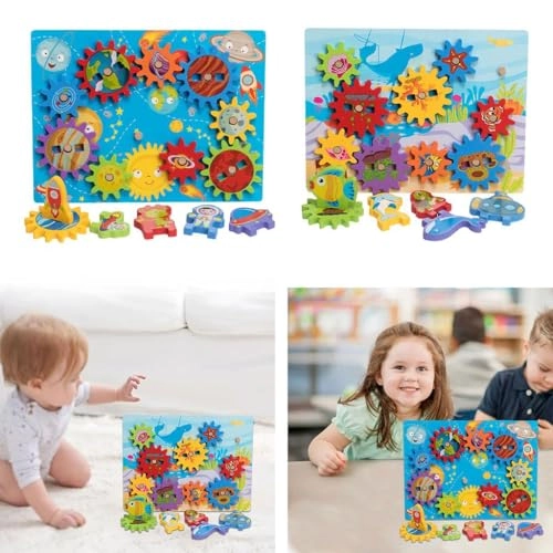 Gear Building Block Toy Set - 1 pcs