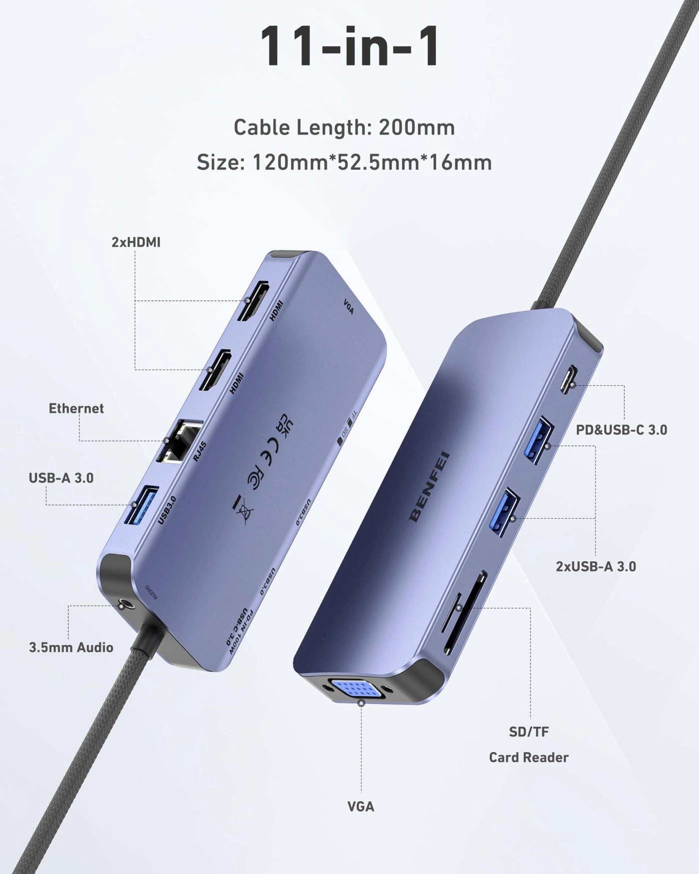 USB C Hub - 3.0