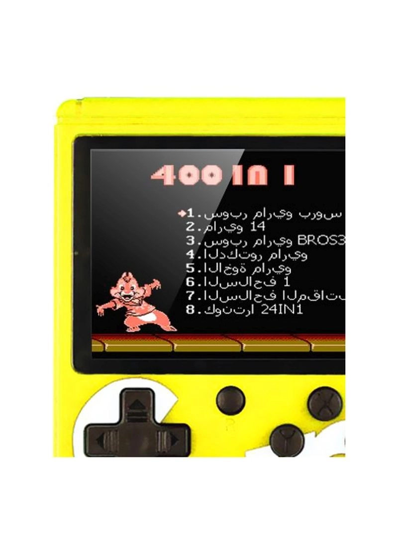 Handheld Game Console - 400 Built-in Games 3-Inch Color Screen Rechargeable Battery