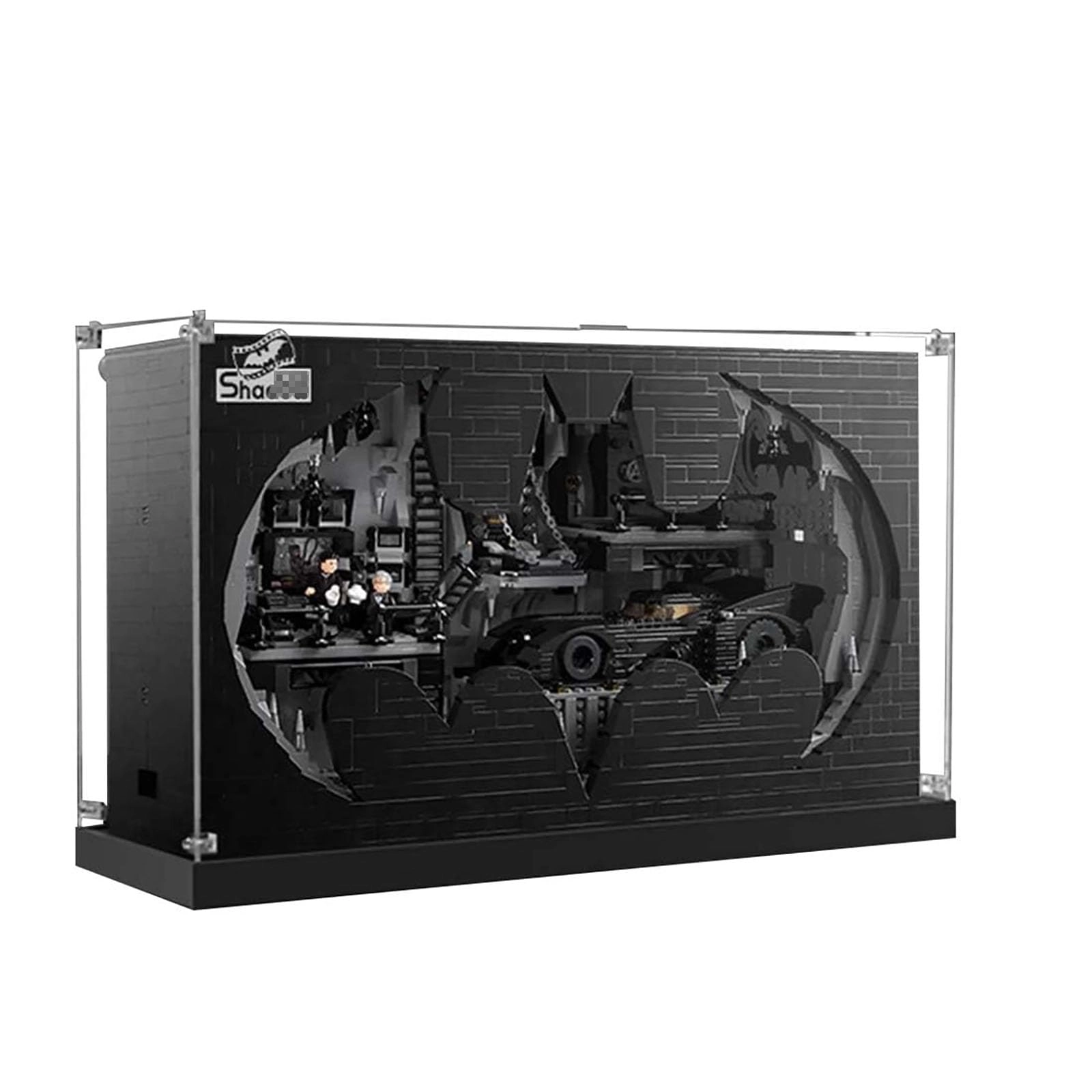 China Acrylic Display Case - 55 x 18 x 33.5 cm Black