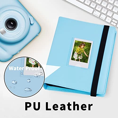2x3" 288 Pockets Faux Leather Photo Album