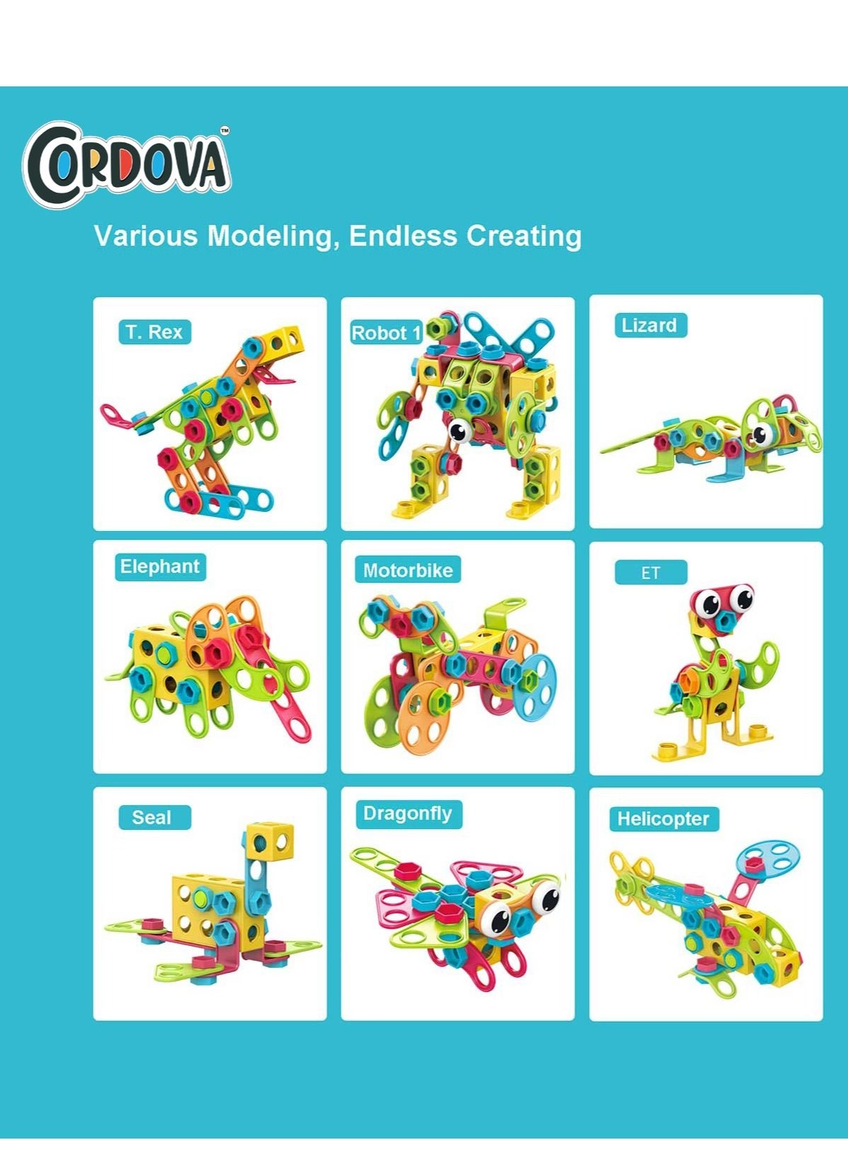 Geometry Building Block - 189 pcs