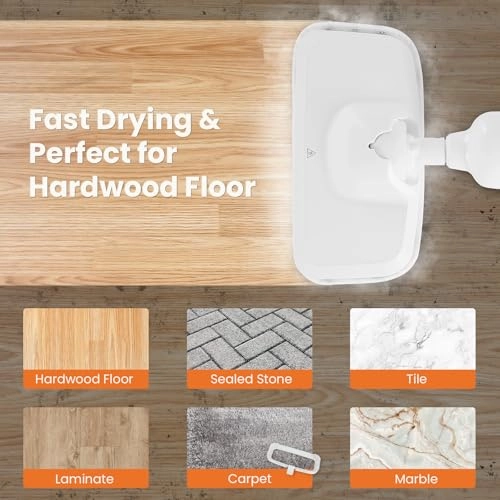 Steam Mop for Floor Cleaning - 11.2 Fluid Ounces