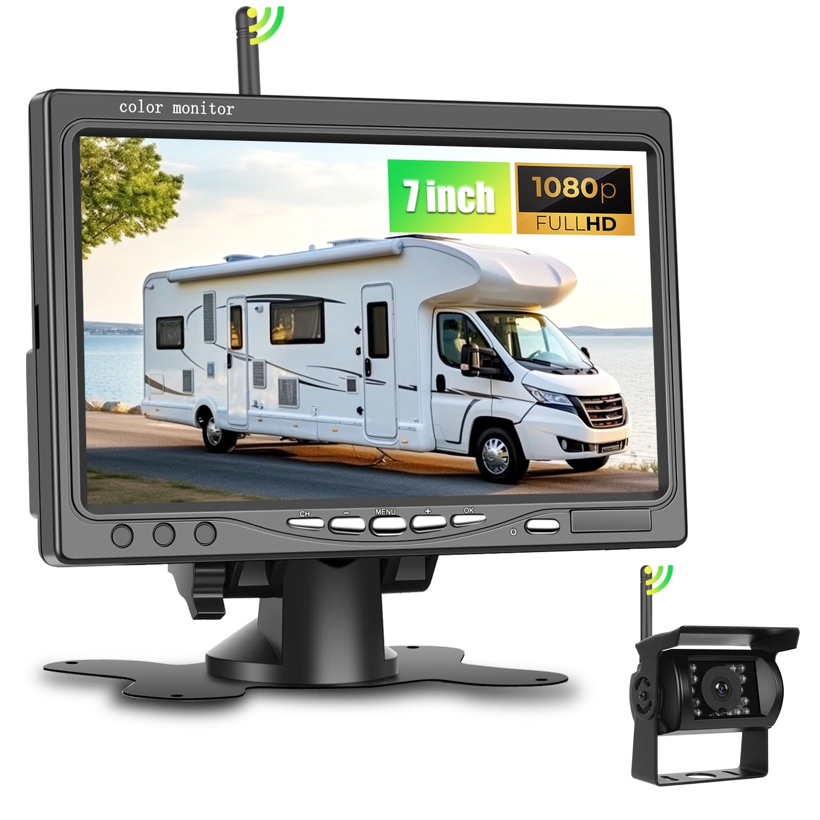 SIXWIN Reversing Camera Kit - Night Vision Wireless 1080P