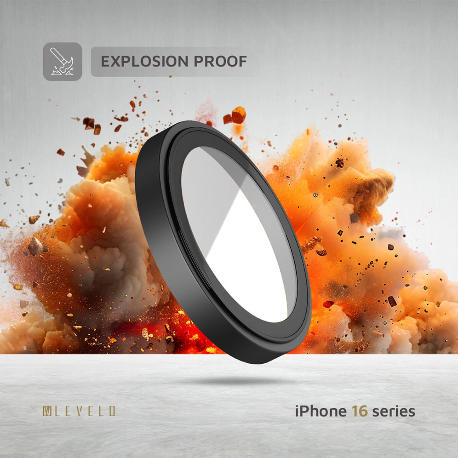 Anti-Fingerprint Glass Camera Lens Protector for iPhone 16 Pro / iPhone 16 Pro Max