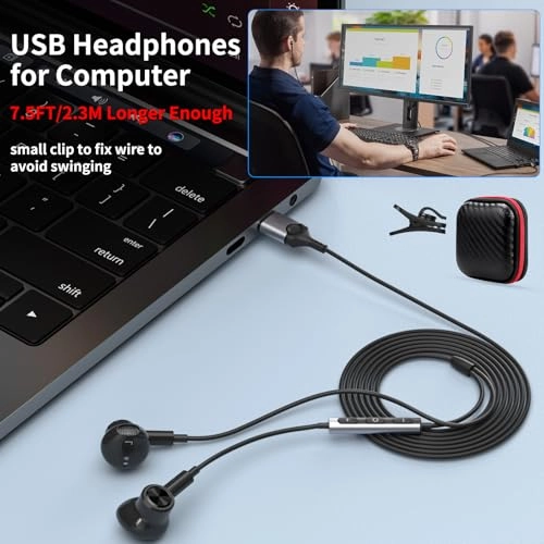 USB Earbuds - Wired Earbud