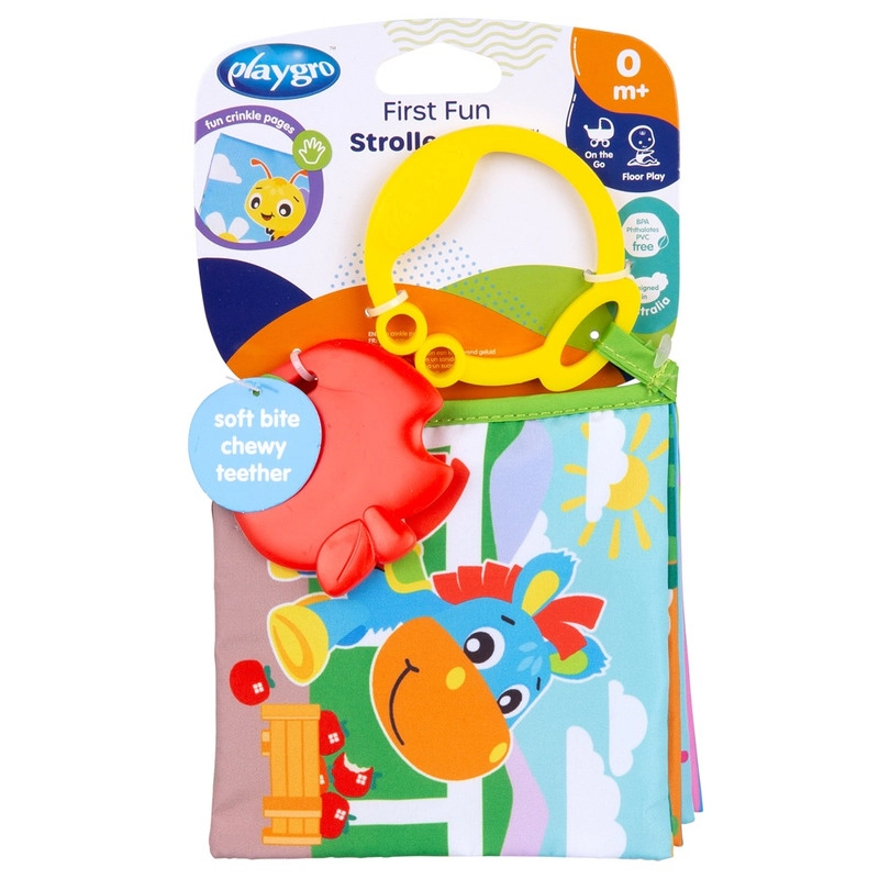 First Fun Stroller Book - Polyester, PP, EVA, Cellophane