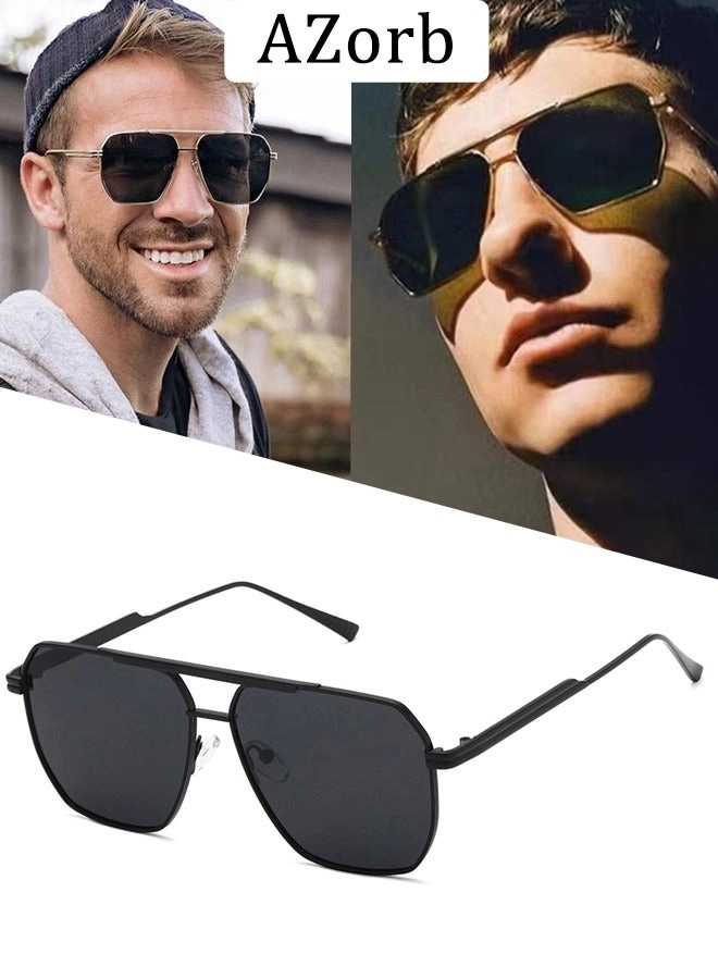 Aviator Sunglasses - 58 mm Black