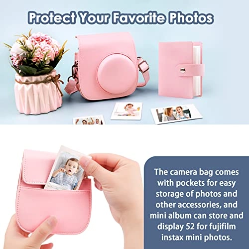 Instax Mini 52 Photos Faux Leather Photo Album