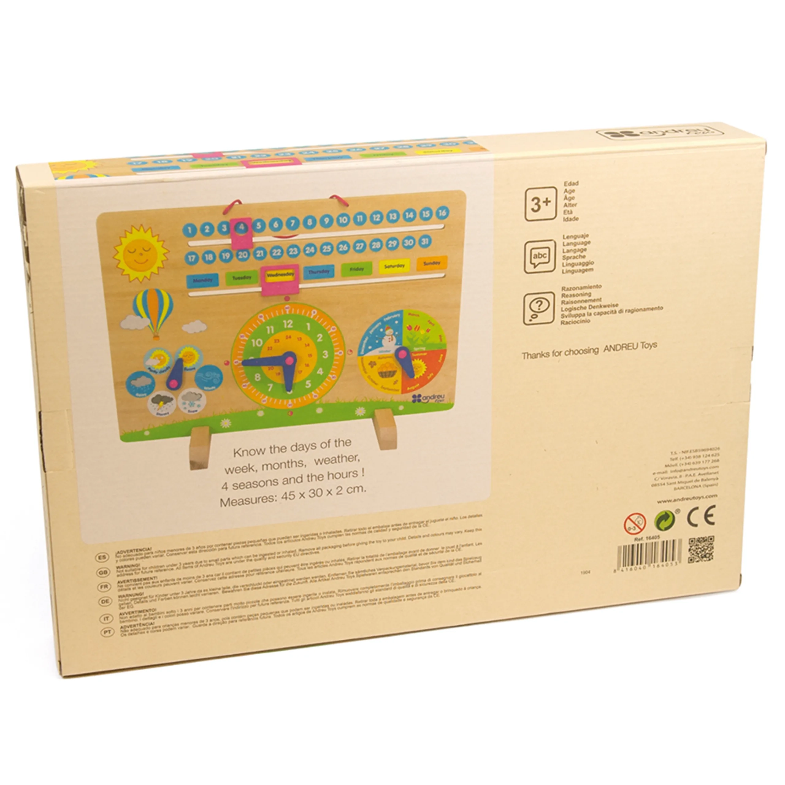 My Calendar - Suitable for 3 years and above