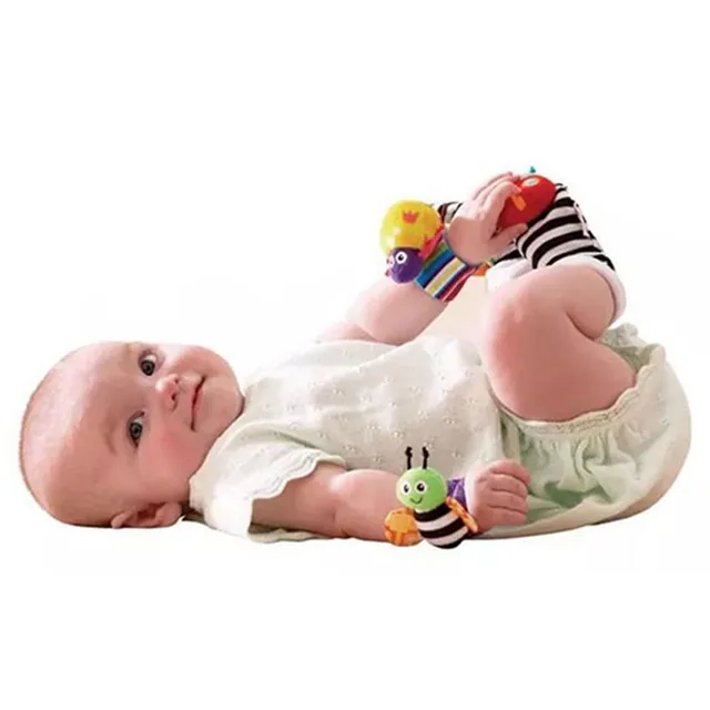 Wrist Rattle & Foot Finder Socks - 1+ Animal designs