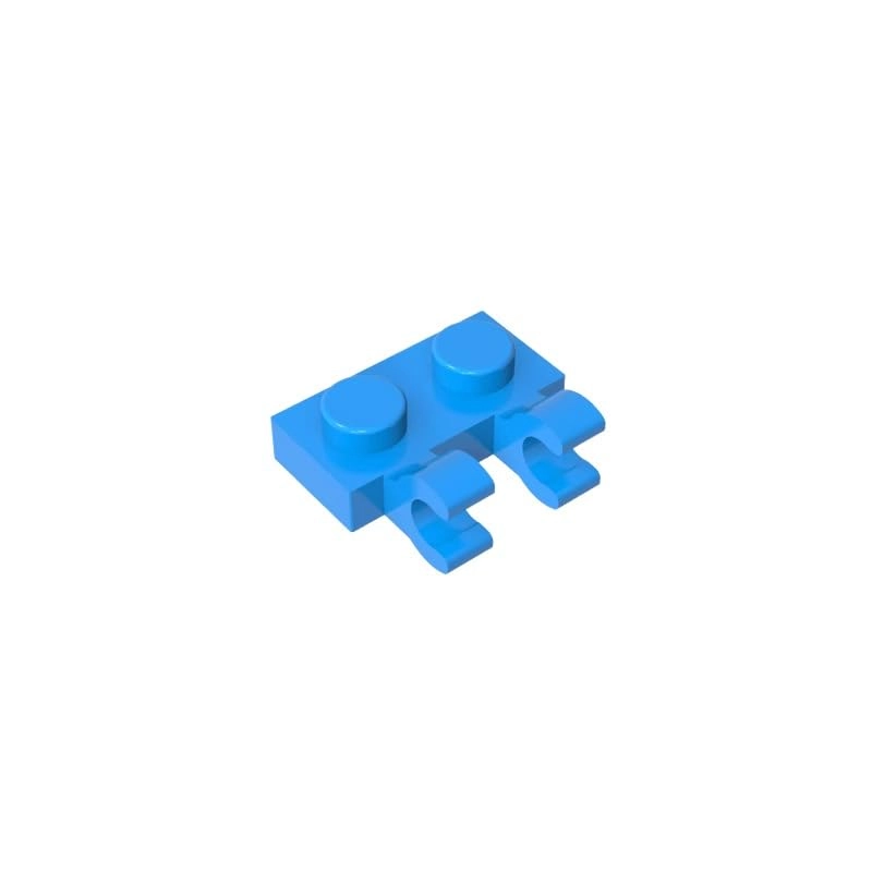 Gobricks GDS-816 Plate Special 1x2 with Clips Horizontal - 60470315