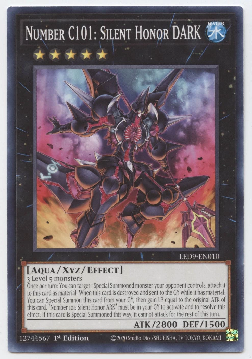 Yu-Gi-Oh! Silent Honor Dark - C101 LED9-EN010