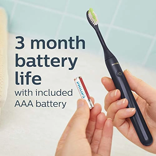 One - Battery Toothbrush Midnight 3 month battery life