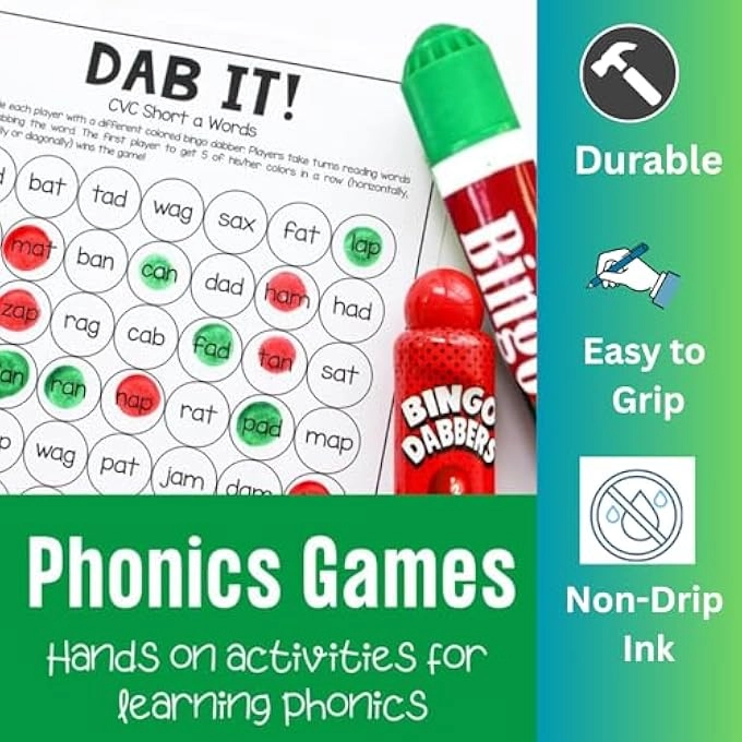 BINGO DAUBERS - MIXED COLORS