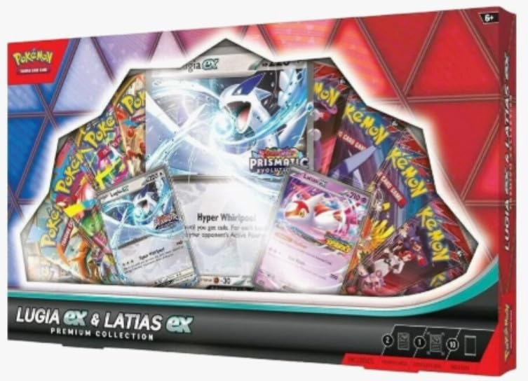 Pokémon Lugia ex and Latias ex Premium Collection - 10 Packs 2 Stamped Promo Cards