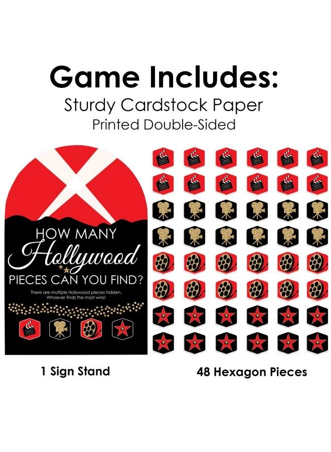 Red Carpet Hollywood Movie Night Party Scavenger Hunt - 48 piece(s)