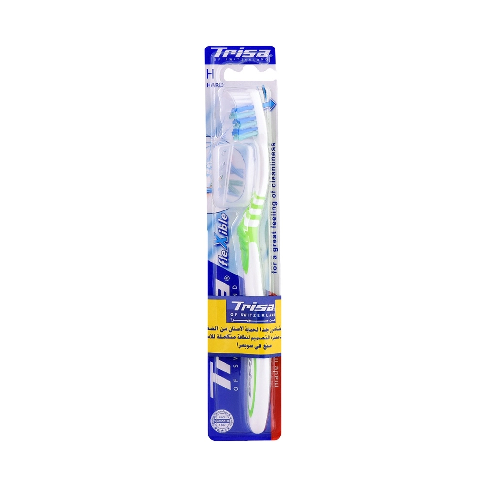 Trisa Flexible Toothbrush - Hard 1-Piece Pack