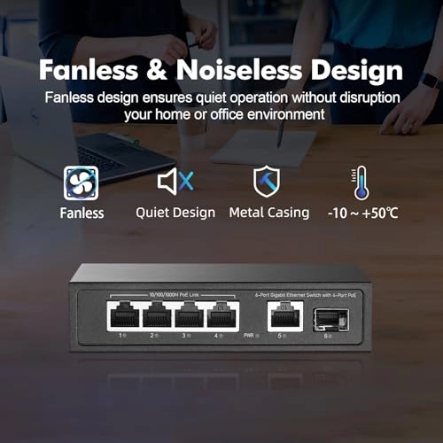 Mini 6x1G POE 6-ports