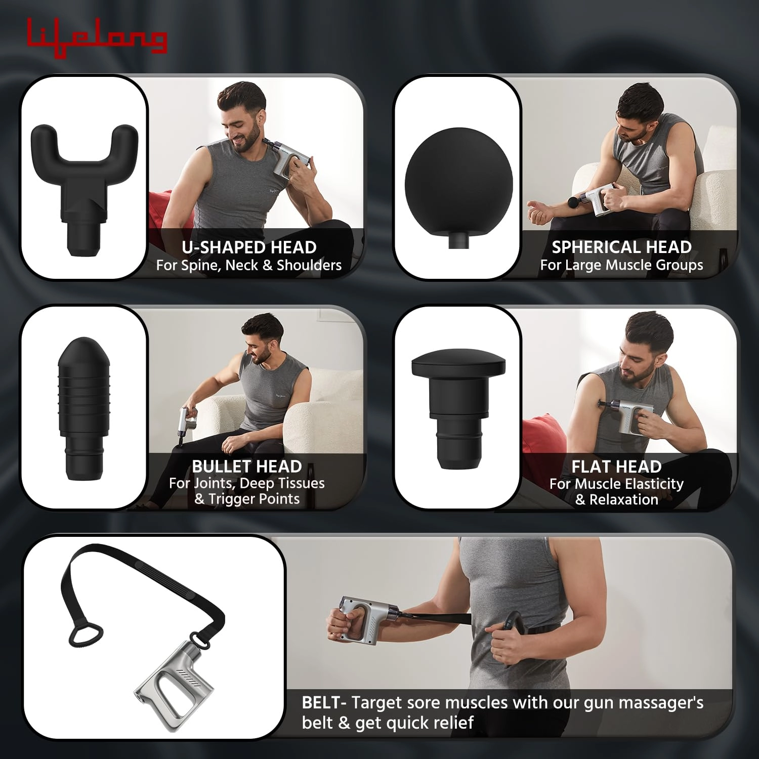LLGM135 Handheld Massage Gun