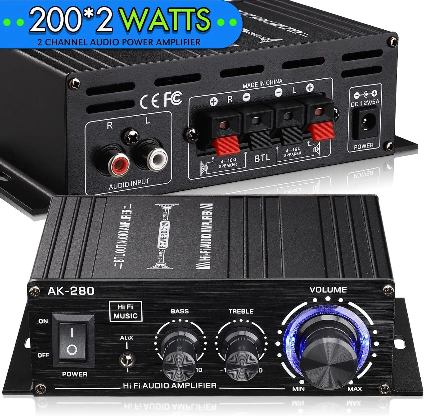 AK280 - 2.0 CH 40W+40W