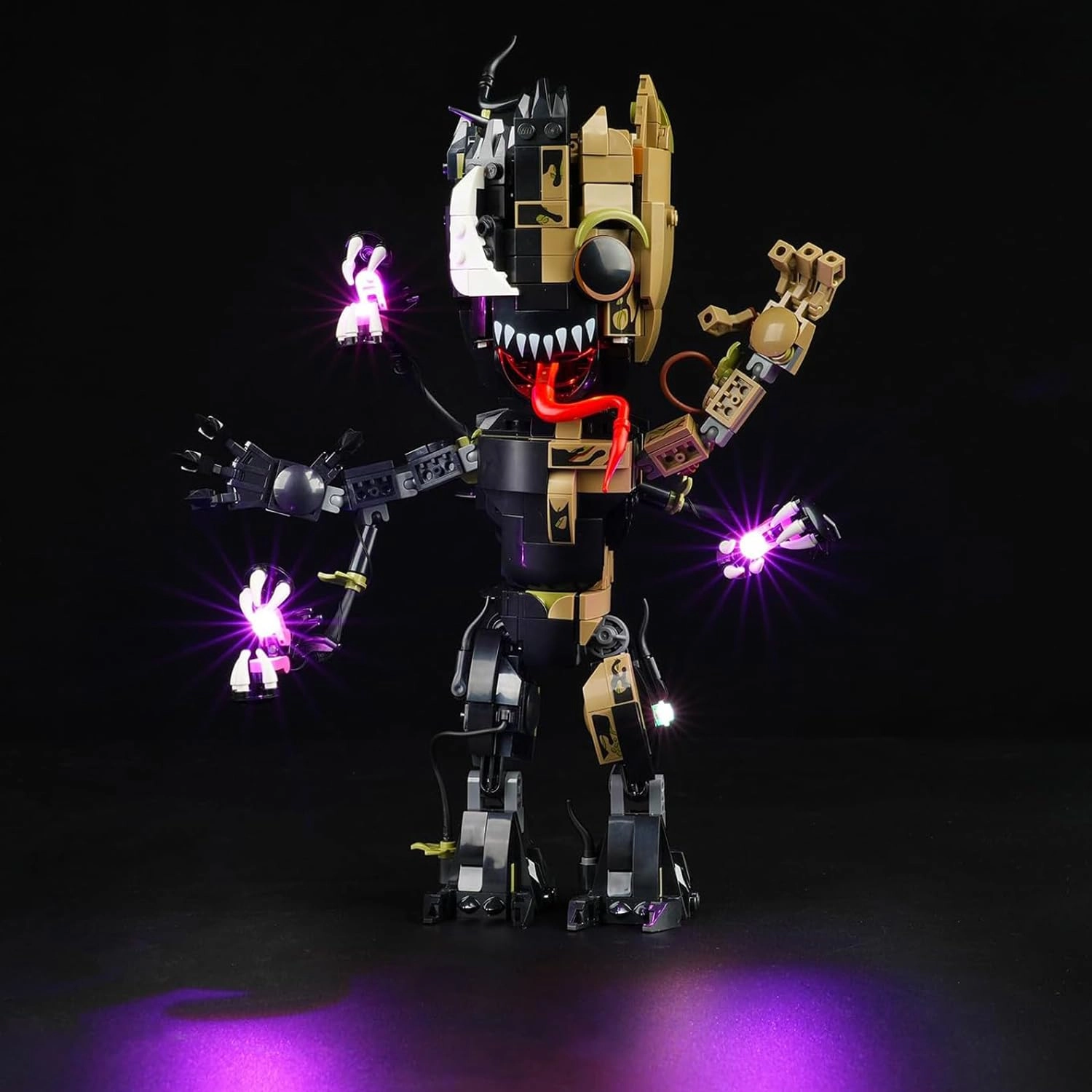 yinaikeji LED Lighting Kit for LEGO Venomized Groot 76249 - Plasic