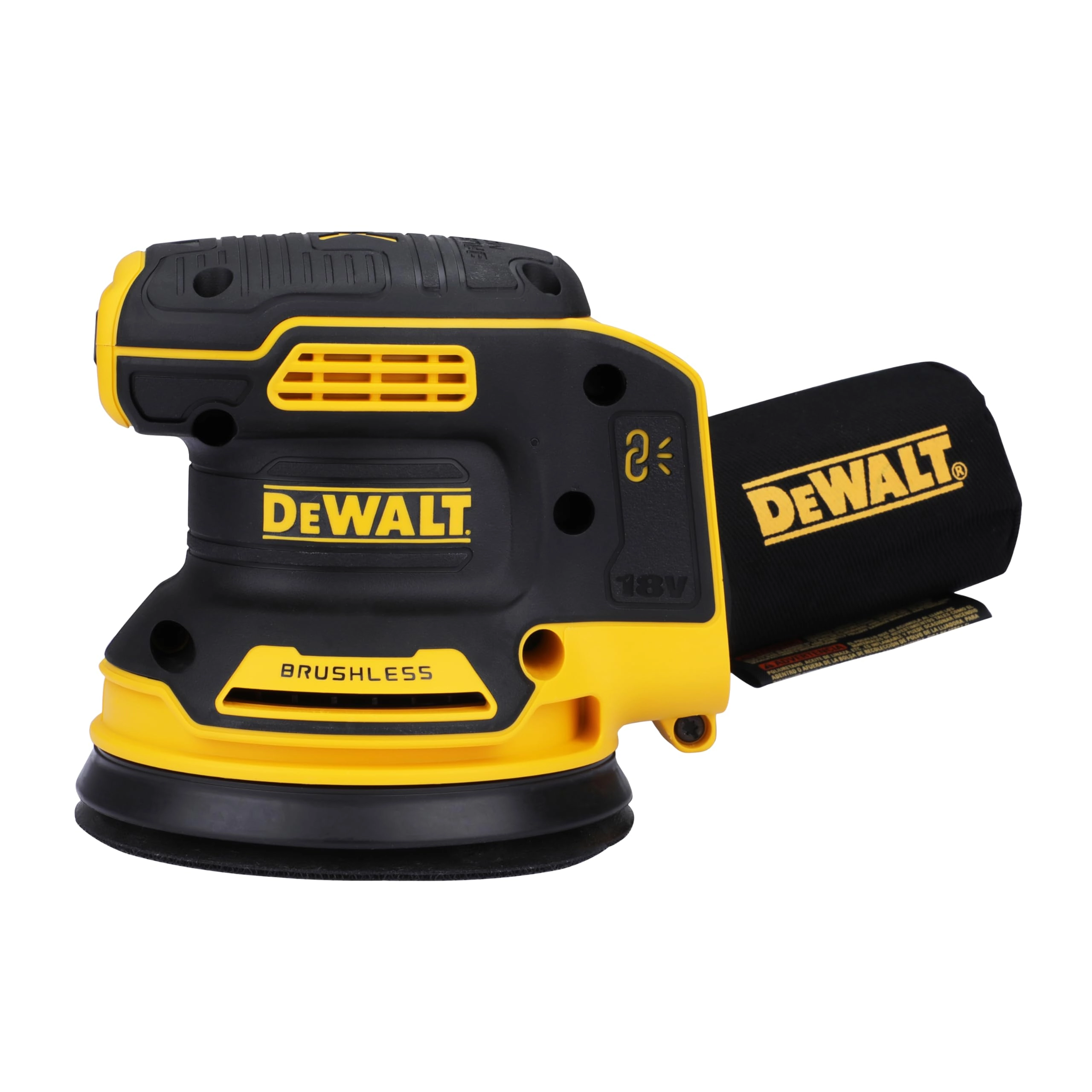 Dewalt, Stanley Black & Decker India Private Ltd #28, Akemps, 3rd Main, 1st Cross, Ashwini Layout Koramangala Bangalore - 560131 DCW210N-XJ - 18V Li-ion Cordless Brushless Sander 125mm
