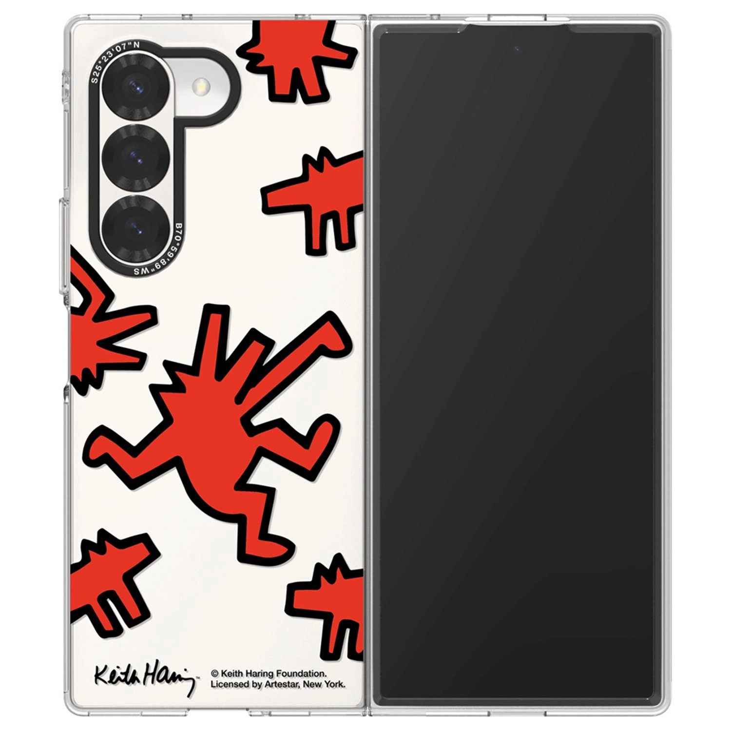 Keith Haring Slim Impression Case - recycled PC for Galaxy Z Fold6