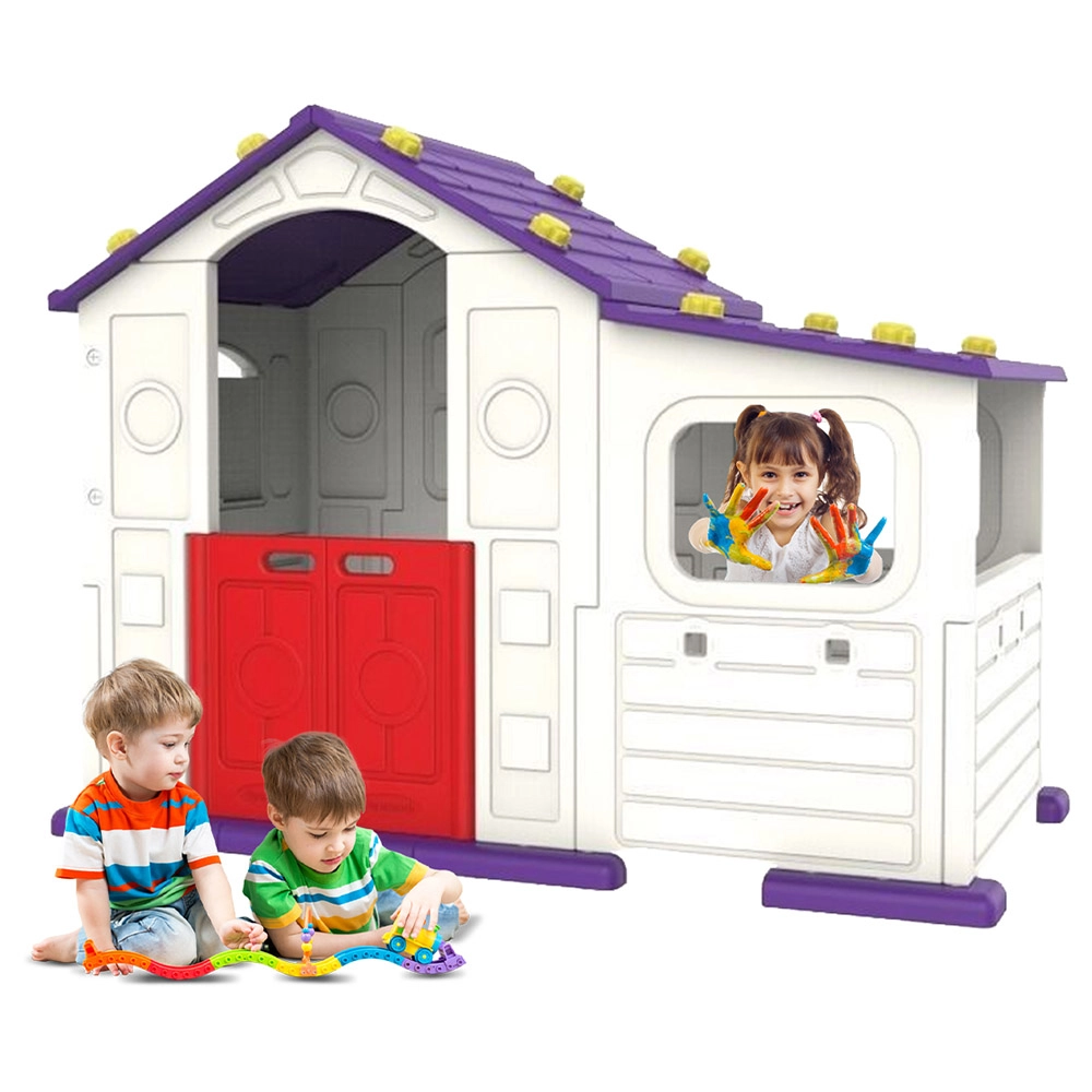 Double Fun Playhouse - Play Shed 50-60 kgs 1-7 yrs