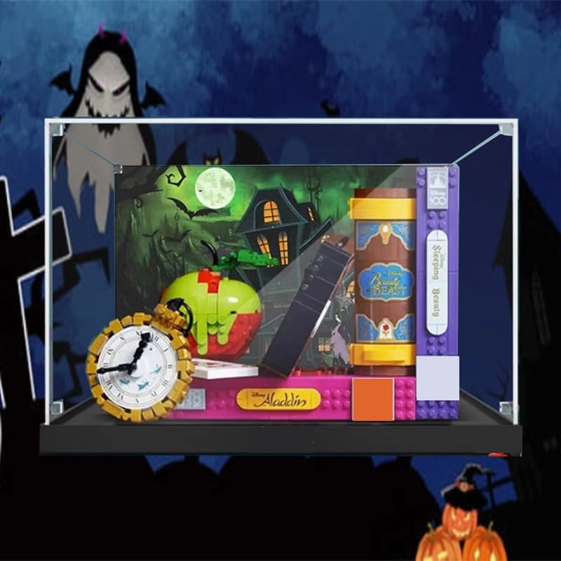 Clear Acrylic Display Case - Black Bottom 43227